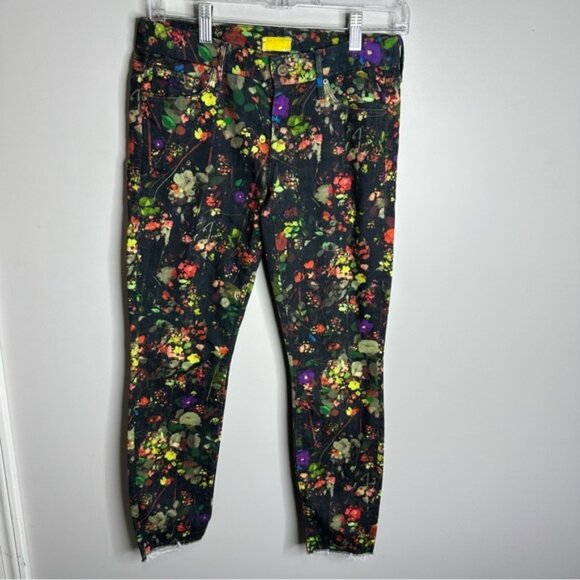 MOTHER Denim - Women’s MOTHER Denim Size 25 The Looker The Magical Forest Floral Pants